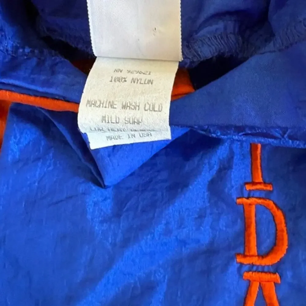 Vintage Little King Florida Gators Jacket Size 3 Blue Orange Hooded Windbreaker